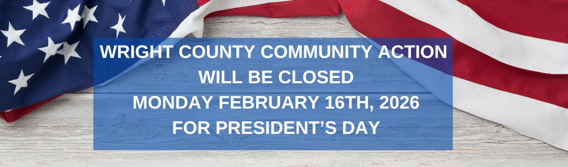 All WCCA offices will be closed for President's Day on Monday, February 16th.